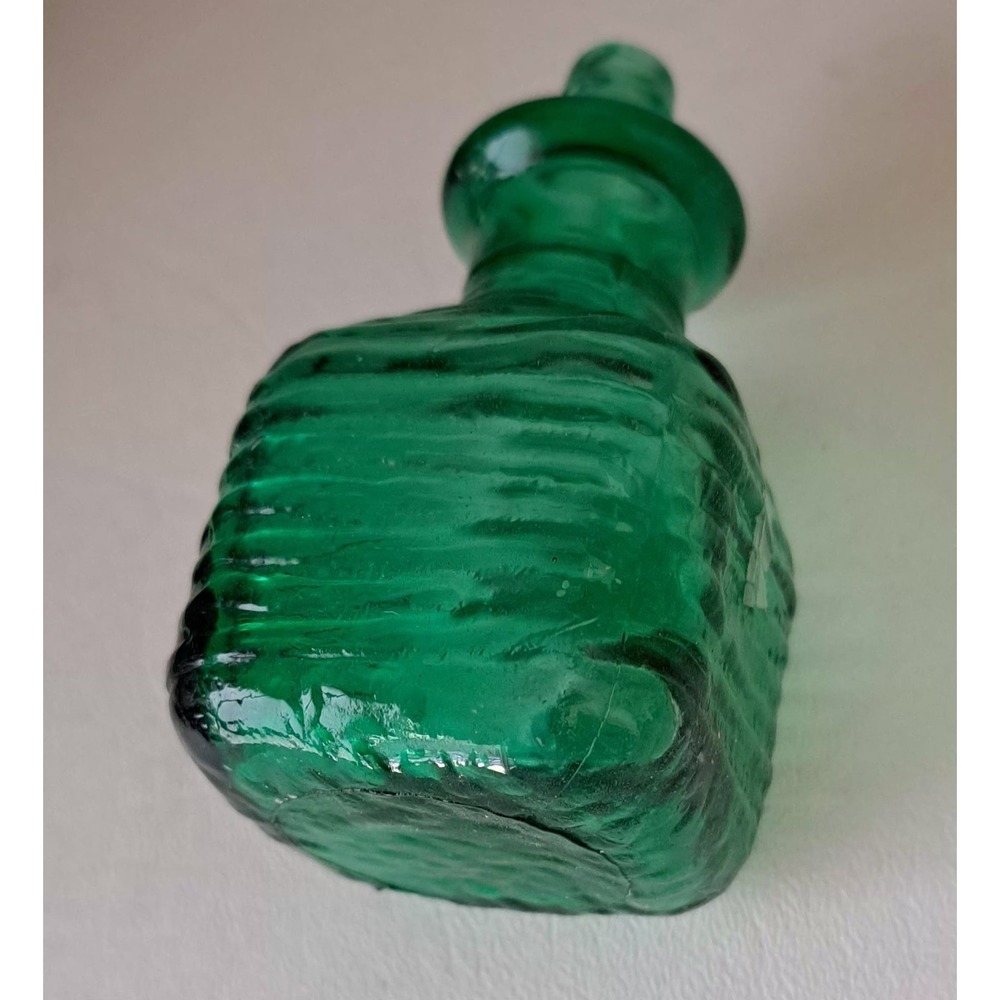 Vintage Green Glass Genie Bottle Stopper Only - Picture 3 of 7